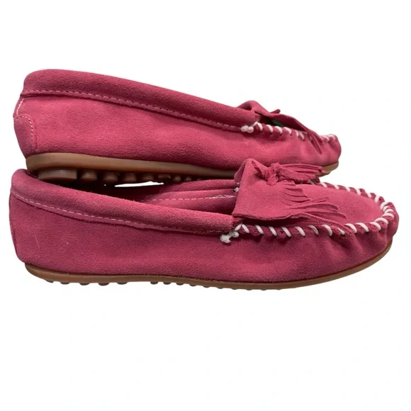 Minnetonka Pink Moccasins - Picture 3 of 8